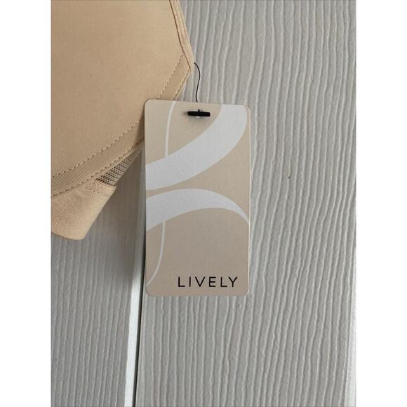 Lively Womens Toasted Almond Tan Bra Size 32DD NEW T Shirt Bra - Picture 5 of 7